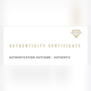Authenticity Certificate